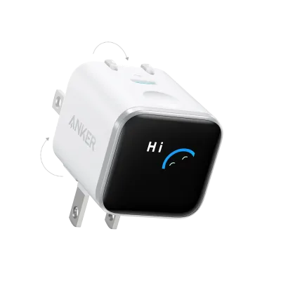 Anker Nano Charger (45W, Smart Display, 180° Foldable)
