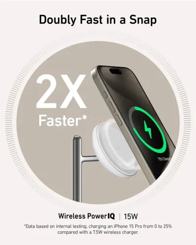 翻新 Anker MagGo 無線充電站（三合一支架）