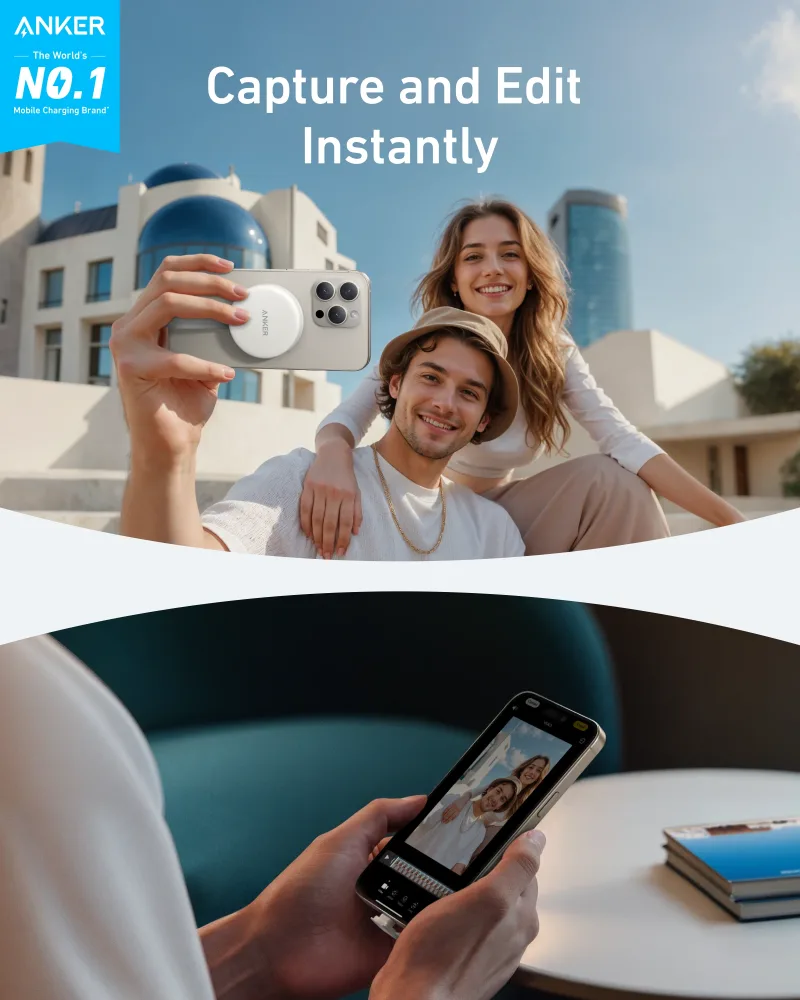 Anker MagGo USB-C Adapter (3-in-1, 10Gbps, For iPhone)