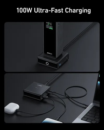 Base di ricarica Anker 100W per Anker Prime Power Bank