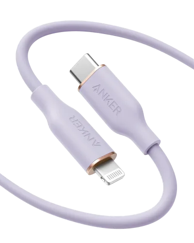 Cabo USB-C para Lightning Anker <b>641</b> (Flow, Silicone)