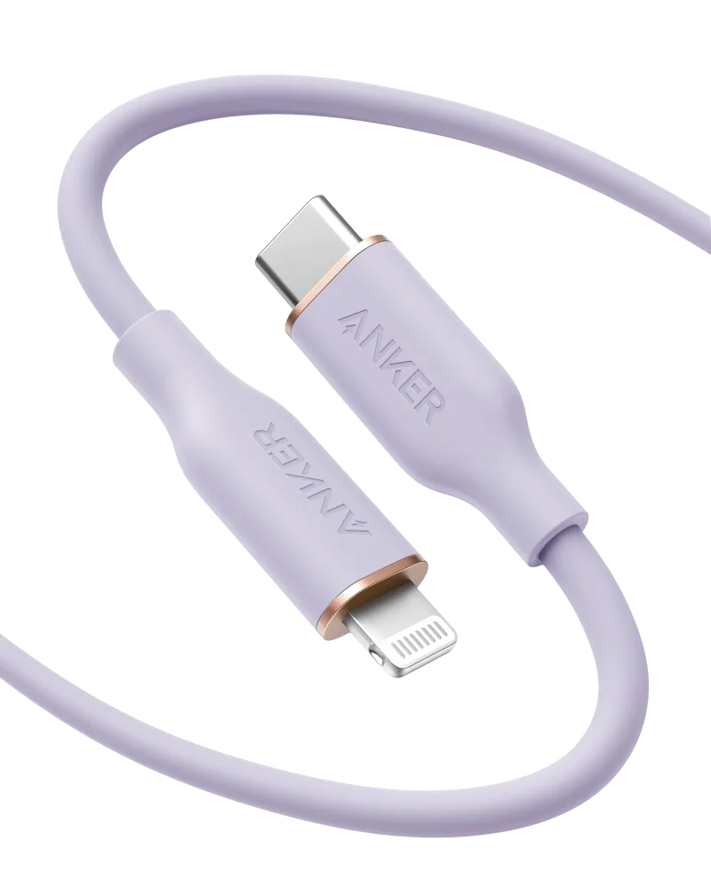 Cabo USB-C para Lightning Anker <b>641</b> (Flow, Silicone)