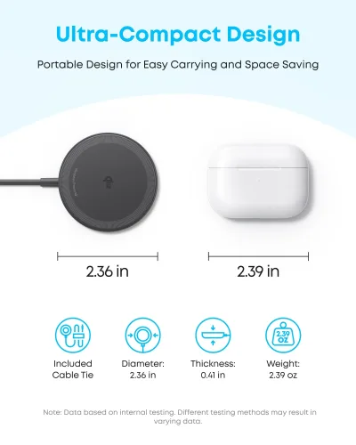 Anker Zolo Magnetic Wireless Charger (2 kpl)