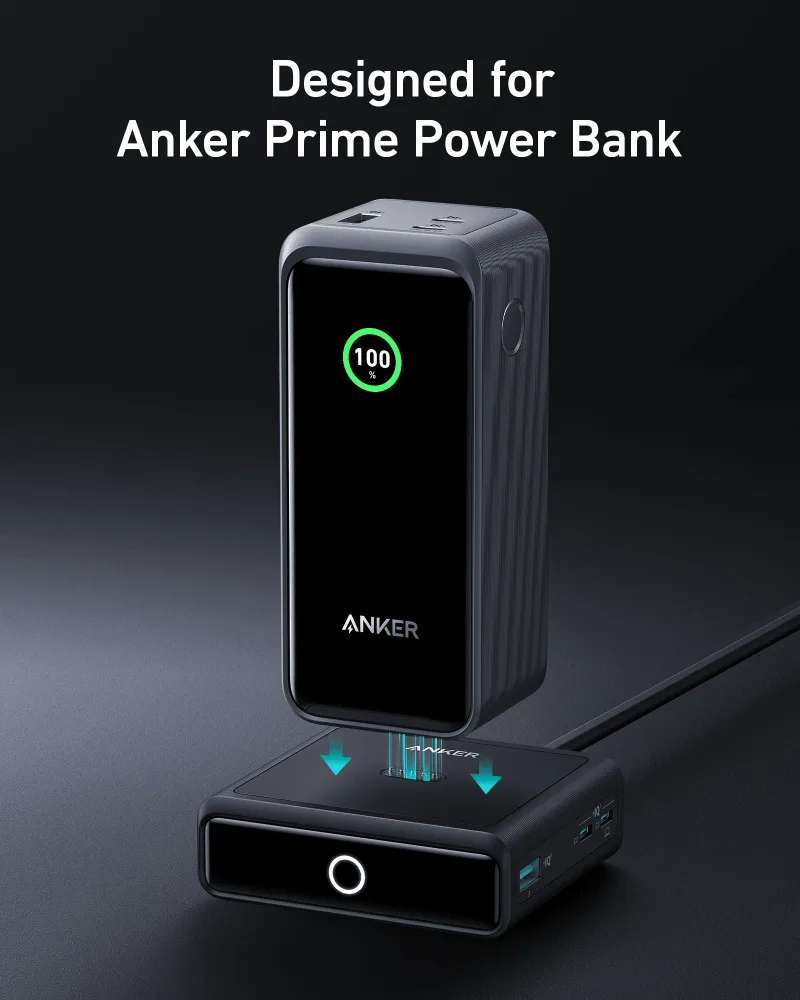 Base di ricarica Anker 100W per Anker Prime Power Bank